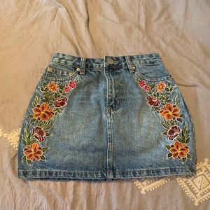 Forever 21 Jean Skirt